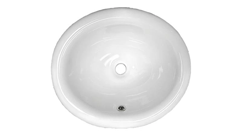 Ceramic Drop In Bathroom Sink MZ1004