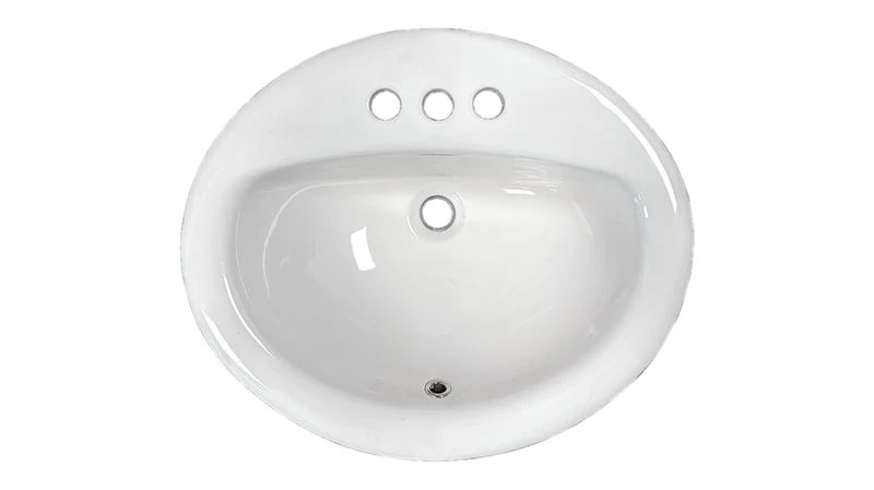 Ceramic Drop In Bathroom Sink MZ1011