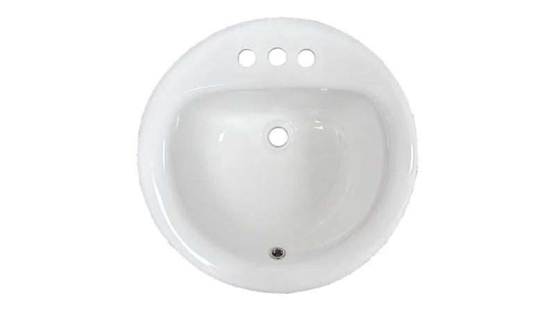 Ceramic Drop In Bathroom Sink MZ1012