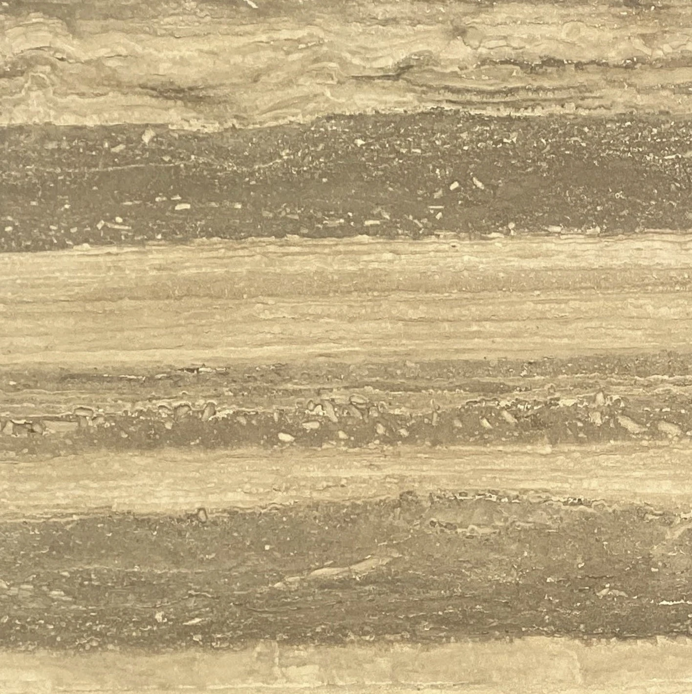Silver Travertine Filled
